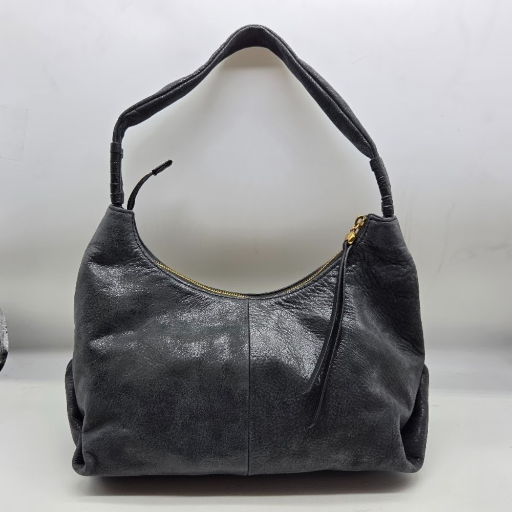 NEW HOBO Leather "ASTRID" Shoulder Bag Handbag NWOT Purse Travel Dark Slate Blue - Picture 7 of 12